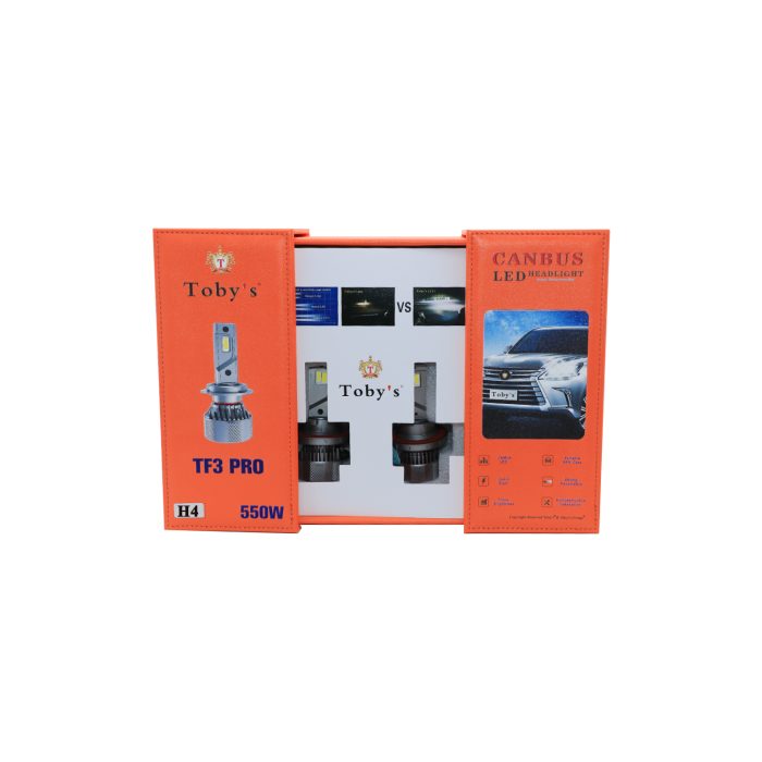 TF3-PRO H4 LED Headlight Bulbs 110W Pair, 6500K, ZES Technology, Conversion KIT